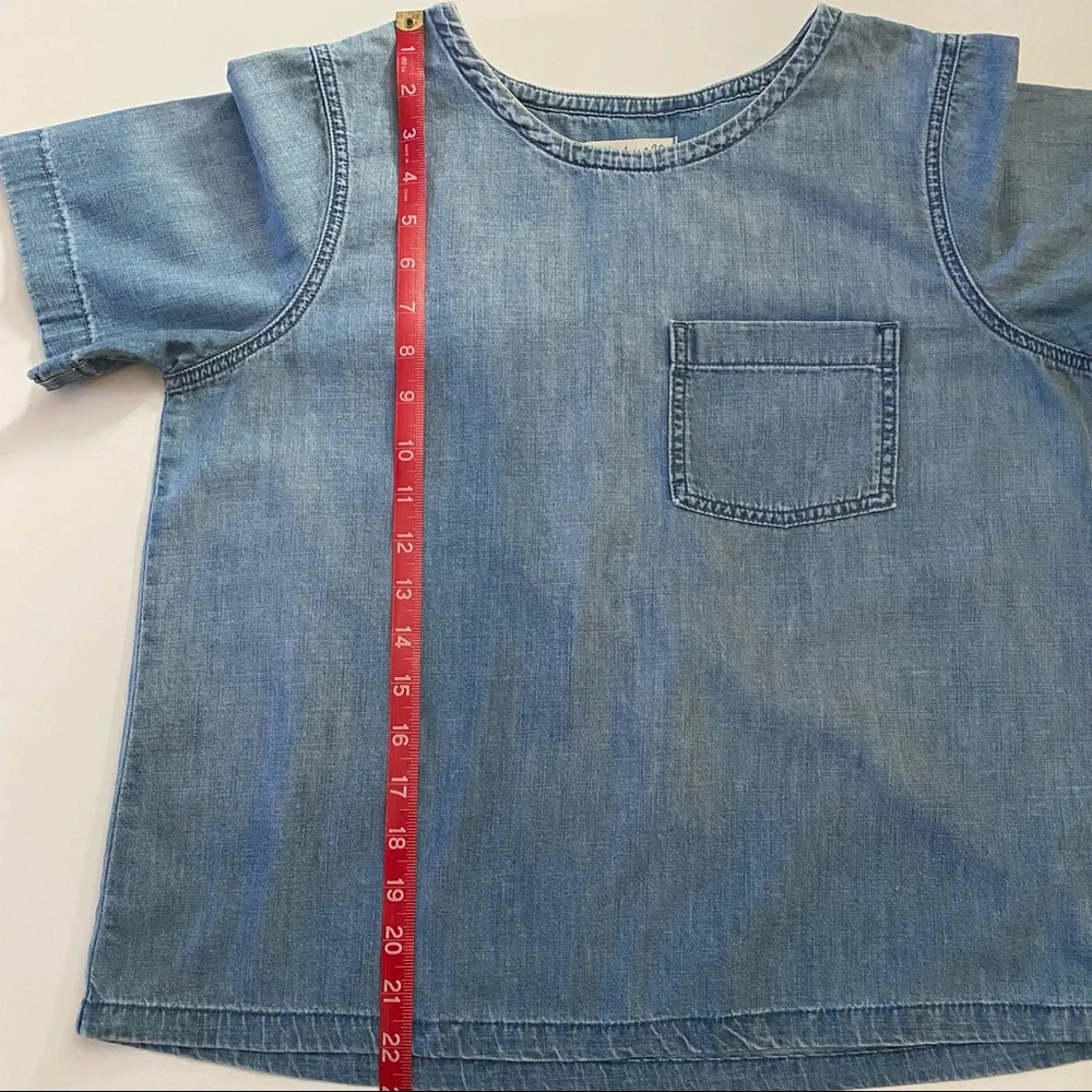 Madewell Denim Tunic Top. Size S - Picture 6 of 11